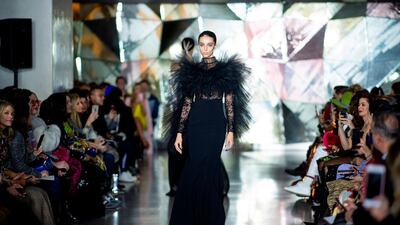 The Christian Siriano autumn/winter 2019 fashion show during New York Fashion Week on February 9, 2019. AFP