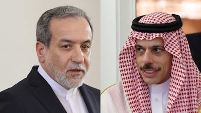 Iran's Foreign Minister Abbas Araghchi (Left) and Saudi Arabia's Foreign Minister Prince Faisal bin Farhan (Right). Reuters
