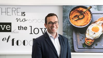 Matt Frost, CEO of Spinneys. Reem Mohammed/The National