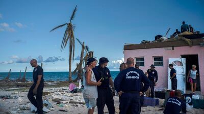 A house destroyed by Hurricane Dorian in Pelican Point, Grand Bahama, Bahamas, September 9, 2019. AP Photo