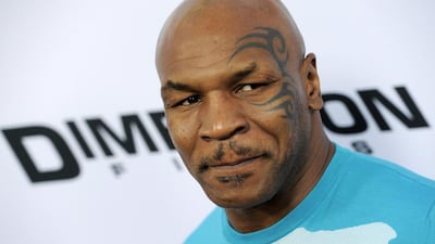 Mike Tyson will bring his stage show to Dubai in November. Chris Pizzello / Invision / AP, file
