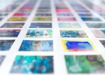 Najat Makki’s show: Luminescence. The Emirati artist’s debut solo exhibition highlights her experimental approach, as well as geographical and historical influences. Reem Mohammed / The National