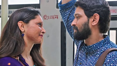 Padukone and Vikrant Massey in 'Chhapaak' (2020). The film, which Padukone produced, tells the inspiring story of acid attack survivor Laxmi Agarwal. Photo: Fox Star Studios