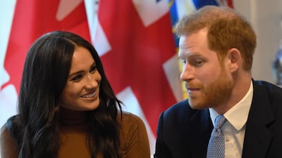 Prince Harry and Meghan, Duchess of Sussex visit Canada House on January 7, 2020 in London, England. Getty Images