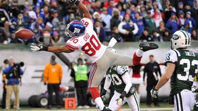 Any play, big or small, Victor Cruz makes for the home fans brings cries of "C-R-U-Z-Z-Z!" from the crowd.