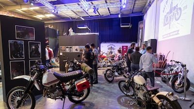 A number of custom bikes were put on display. Antonie Robertson/The National