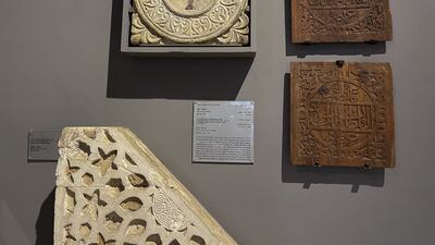 Objects from the Mamluk era displayed in the Museum of Islamic Art in Cairo.