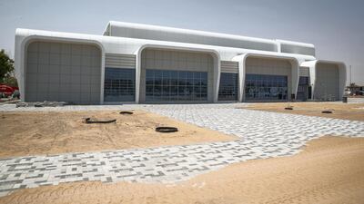 The National went on an exclusive tour of the Satellite Assembly, Integration and Testing facility in Al Ain, which is scheduled for completion in October. All photos by Antonie Robertson / The National