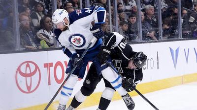 Zach Bogosian, left, and his Winnipeg Jets are proving to be a force in the NHL's West Conference. Jayne Kamin-Oncea / USA Today