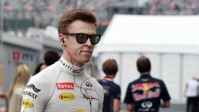 Red Bull Racing driver Daniil Kvyat shown on Saturday during the practice session prior to Japanese Grand Prix qualifying. Toru Yamanaka / AFP / September 26, 2015