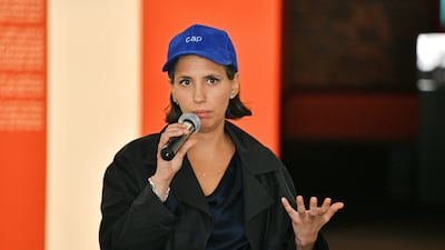 Qatari-American artist Sophia Al-Maria at Mathaf: Arab Museum of Modern Art in Doha. Getty Images