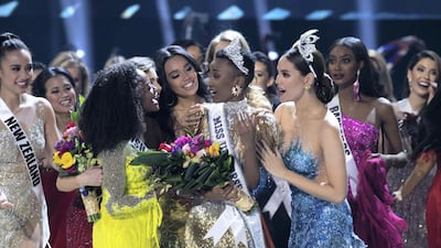 Zozibini Tunzi, Miss Universe South Africa 2019, is crowned Miss Universe on Sunday, December 8, 2019 at the Tyler Perry Studios in Atlanta, USA. Miss Universe