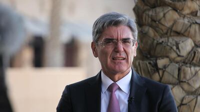 Joe Kaeser said that Germany’s immigration laws needed to be re-examined in the wake of the arrival of an estimated one millions migrants. Jeffrey Biteng / The National