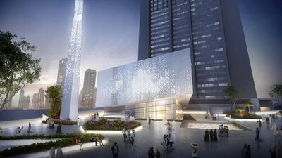 The project has been designed by the British architectural firm RMJM, which has worked on many significant jobs in the Middle East. Courtesty DIFC