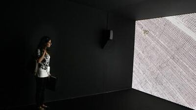 Art India correspondent Zehra Jumabhoy checks out Shadow Sites II by Jananne Al-Ani.