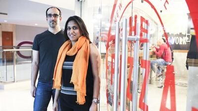 A reader gives cautious welcome to Bitcoin transactions in the UAE. The Pizza Guys in Dubai accepts the digital currency. Above, the restaurant’s co-founders Rami Badawi and Amber Haque. Lee Hoagland / The National