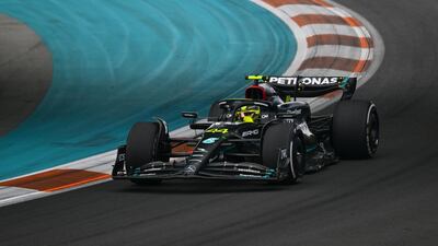 Mercedes driver Lewis Hamilton who finished sixth. AFP