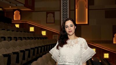Zeina Barhoum launches her debut album with a concert at the Madinat Theatre in Dubai on Saturday. Jeffrey E Biteng / The National