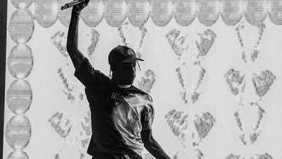 Travis Scott delivers a blistering performance at Mawazine Festival.