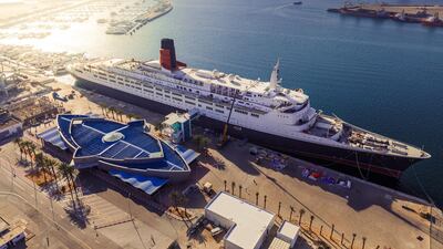 You can now have a floating brunch or high tea on the historic QE2. Courtesy QE2
