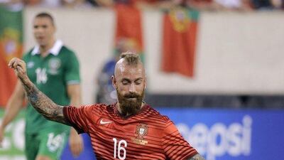 Portugal midfielder Raul Meireles in action during the international friendly against Ireland on Tuesday night. Ray Stubblebine / Reuters / June 10, 2014