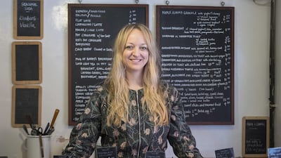 Claire Ptak, owner of Violet Bakery in east London will make the wedding cake for Prince Harry and Meghan Markle. Victoria Jones /WPA Pool/Getty Images