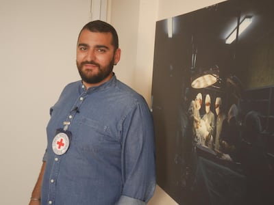 Psychologist Elie Sarkis is running a mental health support programme for frontline care workers in Beirut refugee camps. The National