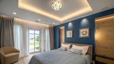 One of the villa's six bedrooms