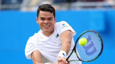 Milos Raonic lost the final of the Aegon Championships at Queen's Club in London to Andy Murray. Richard Heathcote / Getty Images