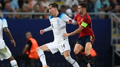 James Garner - 7. Excelled as a right back in this tournament – he’d played in a similar role towards the end of the season at Everton. Had to be on it as Spain attacked mostly down the left, but he tackled well. AP