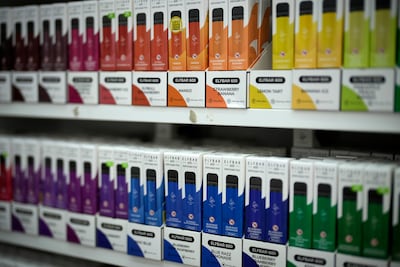 The UK is clamping down on the "unacceptable" marketing of vaping products to teenagers and children. Getty Images