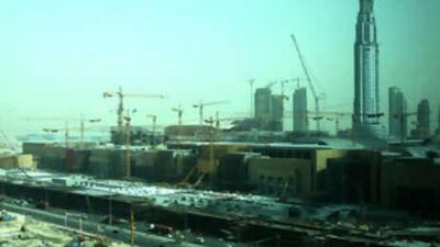 It is common for grandiose retail construction projects like the Dubai Mall in Dubai to experience completion delays.