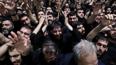 Iranian mourners in Tehran. Reuters