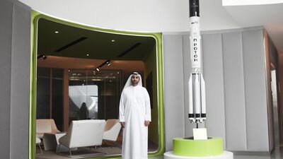 Yahsat chief executive Masood Sharif Mahmood said the contract for the design and manufacture of the third satellite will be announced in the coming months. Lee Hoagland / The National