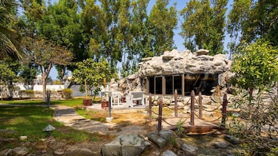 There's plenty to explore in the garden.