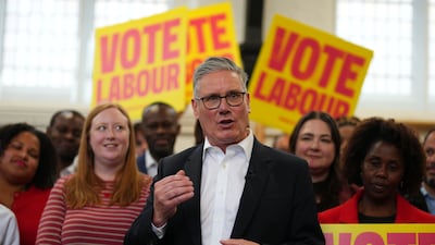 Mr Starmer joins party supporters at a community centre in London as local election campaigning entered the final straight in May 2026