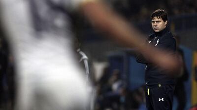 Mauricio Pochettino has guided Tottenham Hotspur to 14 points from 11 matches, putting them 12th in the Premier League table. Angelos Tzortzinis / AFP