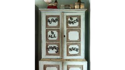 Painted black wooden letters (6cm high), from £3 (Dh18) each. Courtesy Emily Readett-Bayley