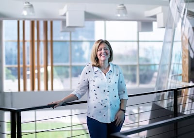 Ms Wilde says she and her husband also invest in other areas to limit the risk of putting their money into her start-up ventures. Reem Mohammed/The National