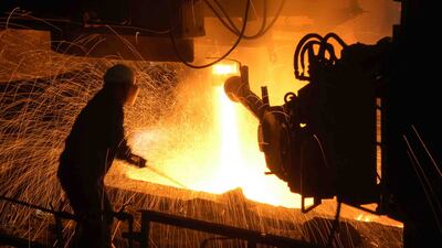 Saeed Ghumran Al Romaithi, the Emirates Steel chief executive, has called for higher tariffs on Chinese and Turkish steel, among other restrictions. Above, a steel factory in Eregli Karadeniz in Turkey. Erdemir via Bloomberg News