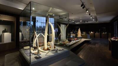 Gifts and medals presented to President Nasser.