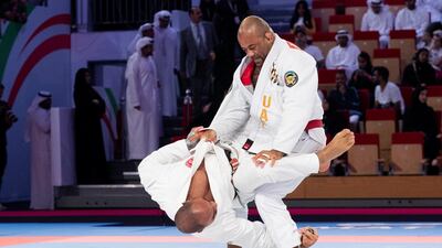 Paulo Pinto gets the better of Raphael Souza for a gold medal win.