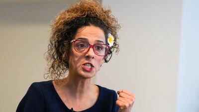 Iranian-American journalist Masih Alinejad in New York. AP