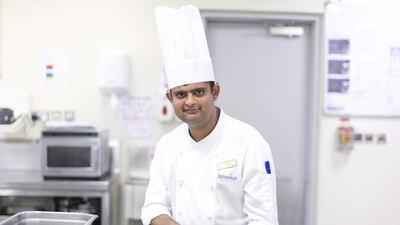 Rohit Manek aims to open a restaurant that will be run and managed by hearing-impaired people. Reem Mohammed / The National