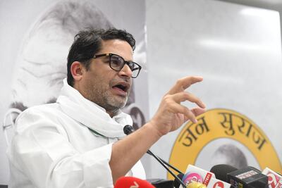 Political strategist Prashant Kishor in Patna, India, in 2022. Getty Images