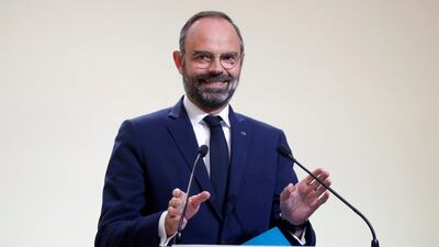 French Prime Minister Edouard Philippe laid out the 20 new immigration measures. AP