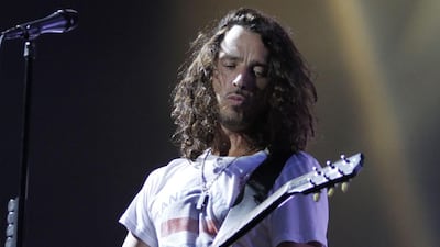 Chris Cornell of Soundgarden performs during the Lollapalooza music festival in Grant Park in Chicago. According to his representative, rocker Cornell, died on Wednesday night in Detroit at age 52. AP