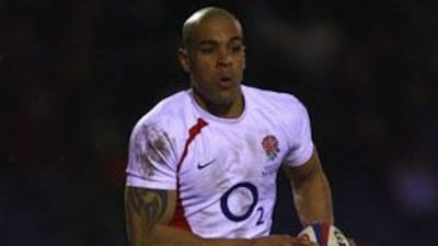 Tom Varndell during the friendly between England Saxons and Portugal at Edgeley Park in January.