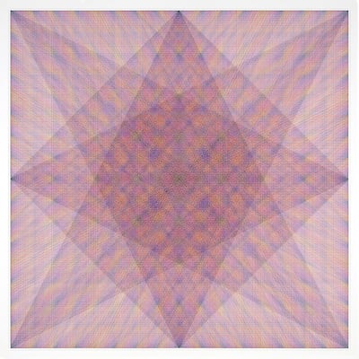 One of a series of geometric drawings by Nima Nabavi. Courtesy The Third Line