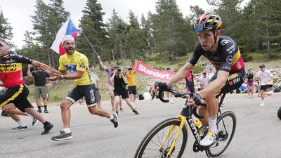 Belgian rider Wout Van Aert during Stage 11.